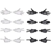 Bandai 30MS Option Hand Parts - White / Black