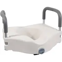 Aidapt Toiletverhoger - Met armsteunen 15,2 cm - Wit