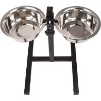 Nobleza Double Adjustable Shelf Hondenvoerbak