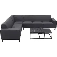 ZITT Outdoor VDG Boavista/Royalty Sunbrella loungeset - Sooty - 5-delig