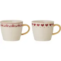 Bloomingville Jolly mok 2-pack Red