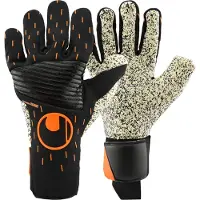 Uhlsport Speed Contact Supergrip+ Reflex Keepershandschoenen Zwart Wit Oranje