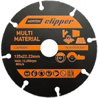 Norton Multi Materials - Carbide Doorslijpschijf - 125mm - Voor de Haakse Slijper