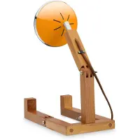 Mr. Wattson Tafellampe , Zwart, Woonkamer, Hout, Designer