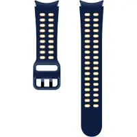 Samsung Siliconen Bandje met gaatjes Blauw M/L 20mm