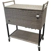 Axi Koelbox country wickerlook 76 L bruin