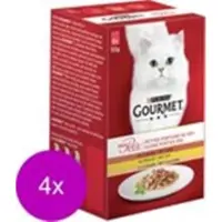 Gourmet 4x Mon Petit - Gevogelte - Kattenvoer - 6x50g