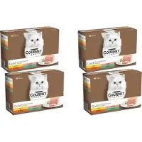 Gourmet 4x Gold - Mousse Mix Multipack - Kattenvoer - 12x85g