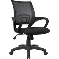 Linea bureaustoel - Felluca - met armleuning - zwart - LF-1100001
