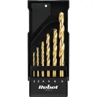 ABC-led HSS spiraalboor set - 6 delig