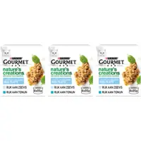 Gourmet 3x Nature's Creations - Zeevis in Blik Multipack - Kattenvoer - 8x85g
