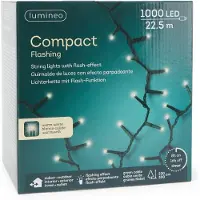 Lumineo Compact Flashing lichtsnoer - warm wit - 22,5 meter