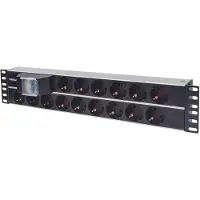 Intellinet 714051 Steckdosenleiste 15fach 3m Anschlussk. schw.