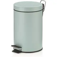 kela Monaco Pedaal Afvalemmer - 3 l - Pastel Blauw -