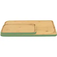 Pebbly Snijplank Met Sapgeul Sage Green (2-Delig)