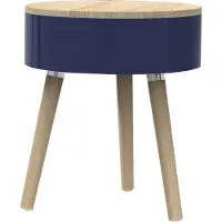 LUND Bijzettafel London Skittle Indigo 34,5 x 34,5 x 52 cm