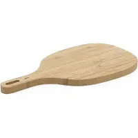 Pebbly Snijplank - Incl. Handvat - Bamboe - 35x18.6x1.7 cm - Bruin