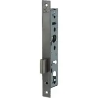 Nemef 9650 Kastslot | DM45mm | voorplaat RVS 24x245mm rechthoekig | zamac vernikkelde nachtschoot | DR 1+2+3+4 - 9965507000