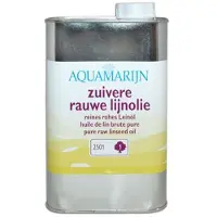 Aquamarijn Zuivere rauwe lijnolie - 1L - 1 liter
