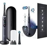Braun iO8 Electric Toothbrush With Travel Case - Black