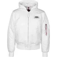 Alpha industries Outdoorjas 'MA-1 ZH' zwart / wit