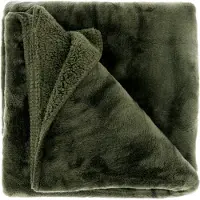Unique living plaid torvah 150x200cm winter green