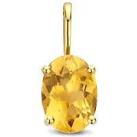 SPARKLE14 Hanger Citrien 7 mm - Goud