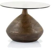 Furnilux Side table bond - 50 x 50 x 11 cm / 41 x 41 x 27