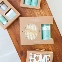 Accentra green-goose Bad Verzorgingsset - 2 delig - 100 ml Badolie - Sisal Handspons