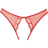 Allure Lingerie Adore Mirabelle slip met open kruis - Rood