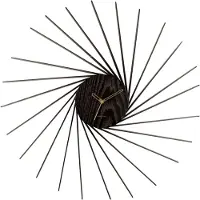 Karlsson - Wandklok Helix XL - Zwart