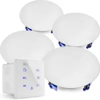 Inventum Inbouw versterker met 4 plafondspeakers - Powerline A100WSet