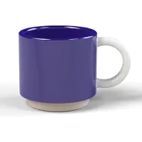 LUND Koffie Mok London Skittle Stapelbaar Indigo & White