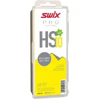 Swix HS10-18 - HOGE SNEEUW WAX - HS10 Geel - 32+ graden Fahrenheit - 180g Bar - Fluor Vrij - Ski of Snowboard - FIS Goedgekeurd