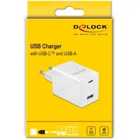 DeLOCK USB-oplader met USB Type-C PD 3.0 en USB Type-A, 48W