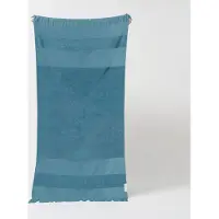 Sunnylife - Beach Strandlaken Turks Katoen 175 x 90cm - Katoen - Blauw