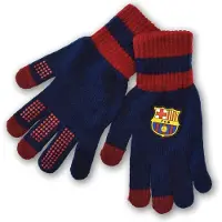 FC Barcelona handschoenen - maat L/XL - volwassenen - blauw/rood