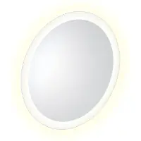 Clou Look at Me spiegel, 40cm, LED-verlichting, IP44, satijnrand