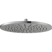 Regn Hoofddouche Rond 30cm - Geborsteld Nikkel PVD - Messing - Kranen, Douchekranen, Hoofddouches - 8720297692017 - Kranen, Douchekranen, Hoofddouches