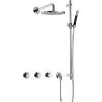 Hotbath Cobber IBS70 inbouwdouche met glijstang chroom