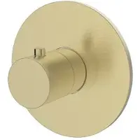 Regn Losse Inbouwthermostaat Geborsteld Goud PVD - Kranen, Douchekranen, Inbouw Douchekranen - 8720297692383 - Kranen, Douchekranen, Inbouw douchekranen