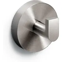 Clou Flat set à 2 kledinghaken, rvs geborsteld