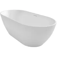 Riho Bilbao Vrijstaand Bad 170x80cm - Solid Surface Mat Wit - Baden, Vrijstaande Baden