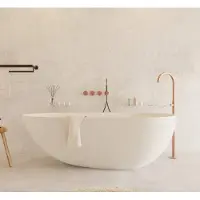 Ideavit Solidsurf Vrijstaand Solid Surface Bad Mat Wit 170x88cm - Baden, Vrijstaande Baden