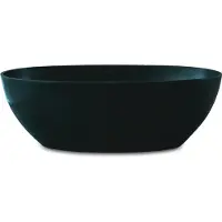 Luca Vasca Vrijstaand Bad 180x93cm - Ovaal Solid Surface Mat Antraciet - Baden, Vrijstaande Baden