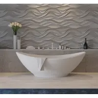 Ideavit Solidlectus Vrijstaand Solid Surface Bad 180x100cm - Baden, Vrijstaande Baden