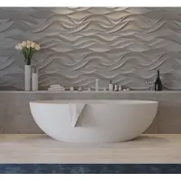 Ideavit Solidellipse Vrijstaand Solid Surface Bad Mat Wit 180x88cm - Baden, Vrijstaande Baden