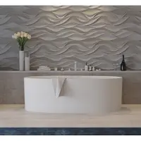 Ideavit Solidcliff Vrijstaand Solid Surface Bad 175x88cm - Baden, Vrijstaande Baden