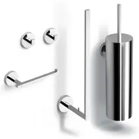 Clou Accesoireset Toilet Flat Chroom