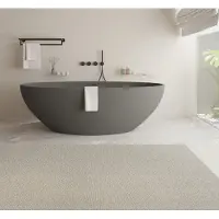 Ideavit Solidellipse Vrijstaand Solid Surface Bad Dark Grey 180x88cm - Baden, Vrijstaande Baden